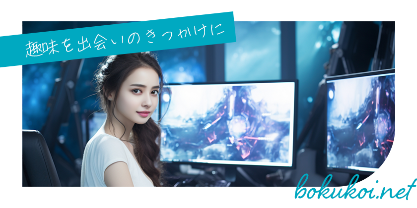趣味のネットゲームを出会いのきっかけに
